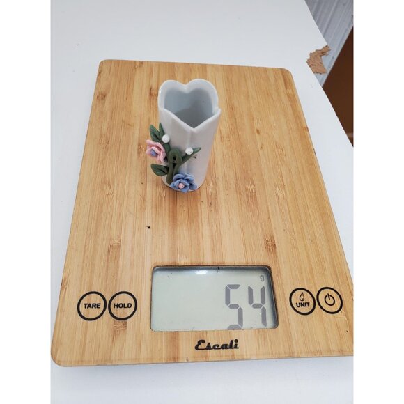 Vintage Italian Vase Roses Pottery Porcelain European Art Mid Century Italy Hand - Picture 7 of 9